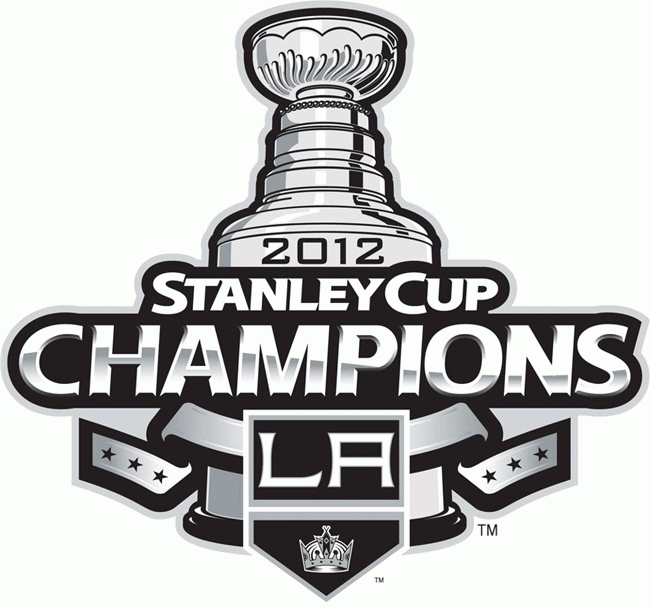 Los Angeles Kings 2012 Champion Logo iron on transfers for clothing